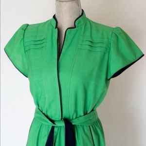 Vintage Retro Pinup Green Breli Dress